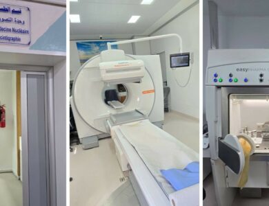 جهاز Gamma Camera SPECT/CT بقسم الطب النووي في المستشفى الجامعي سهلول بعد التحديث.