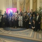 احتفال سفارة تونس في لندن بالذكرى السبعين للاستقلال بحضور مسؤولين بريطانيين ودبلوماسيين وأفراد الجالية التونسية.